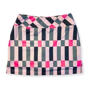 [EUC] Golftini Pink/Grey 16.5" Pull On Tech Skort